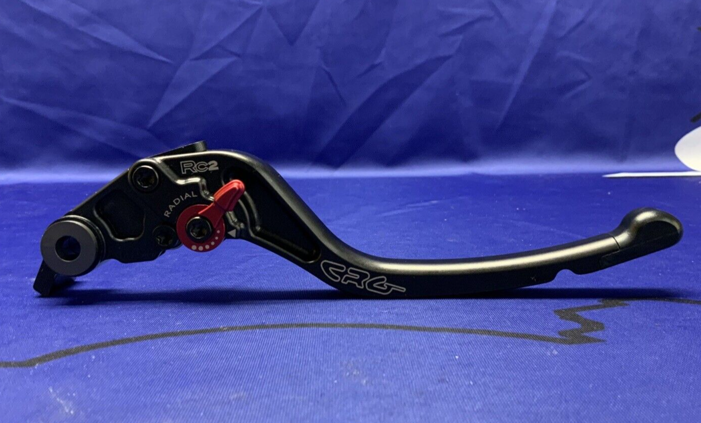 CRG RC2 Brake Lever Standard Black & Red Hypermotard 2007-2008 2RB-513-T-B