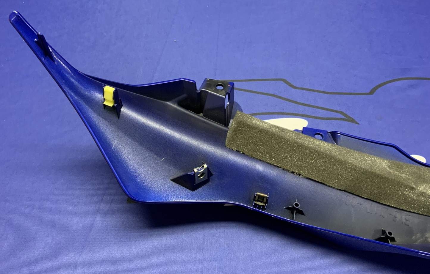 Yamaha Left Upper Fairing (Blue) YZF-R6 2017-2024 OEM BN6-2117V-00-P0