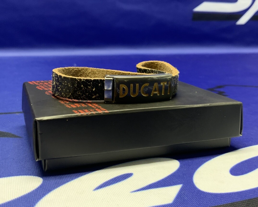 Ducati Retro Leather Bracelet OEM 987680290