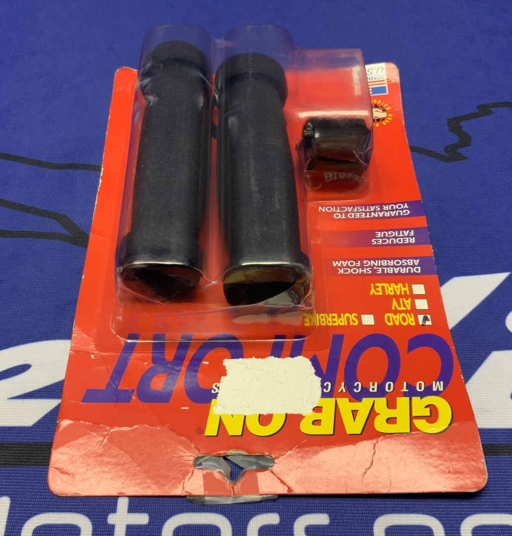 Grab On Black Comfort Road Grips 7/8 in. x 5 in. x 1.4 in 179221