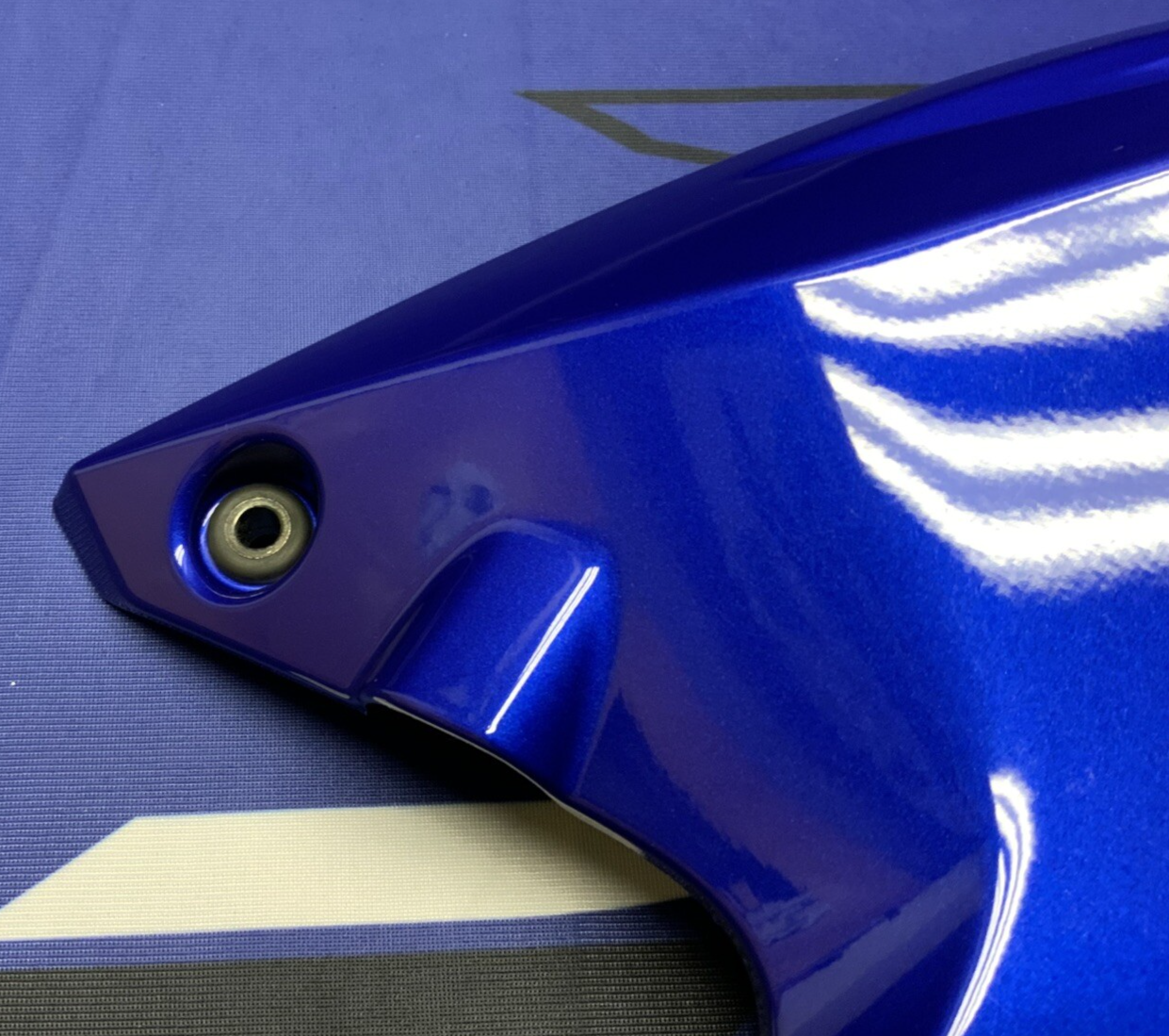 Yamaha Right Upper Fairing (Blue) YZF-R6 2017-2024 OEM BN6-2117W-00-P0