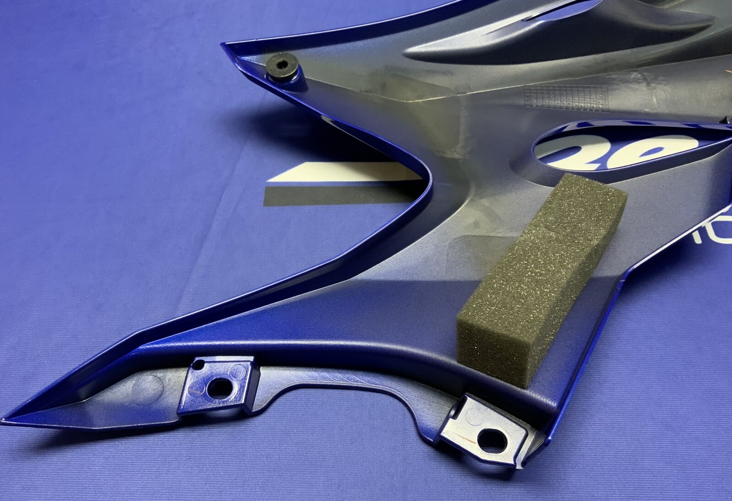 Yamaha Left Upper Fairing (Blue) YZF-R6 2017-2024 OEM BN6-2117V-00-P0