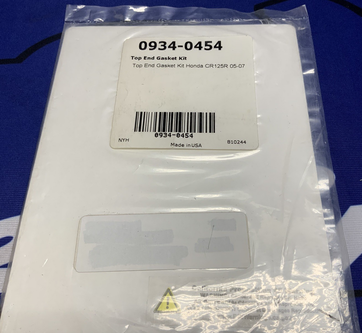 Moose Racing Top End Gasket Honda CR125R 2005-2007 0934-0454