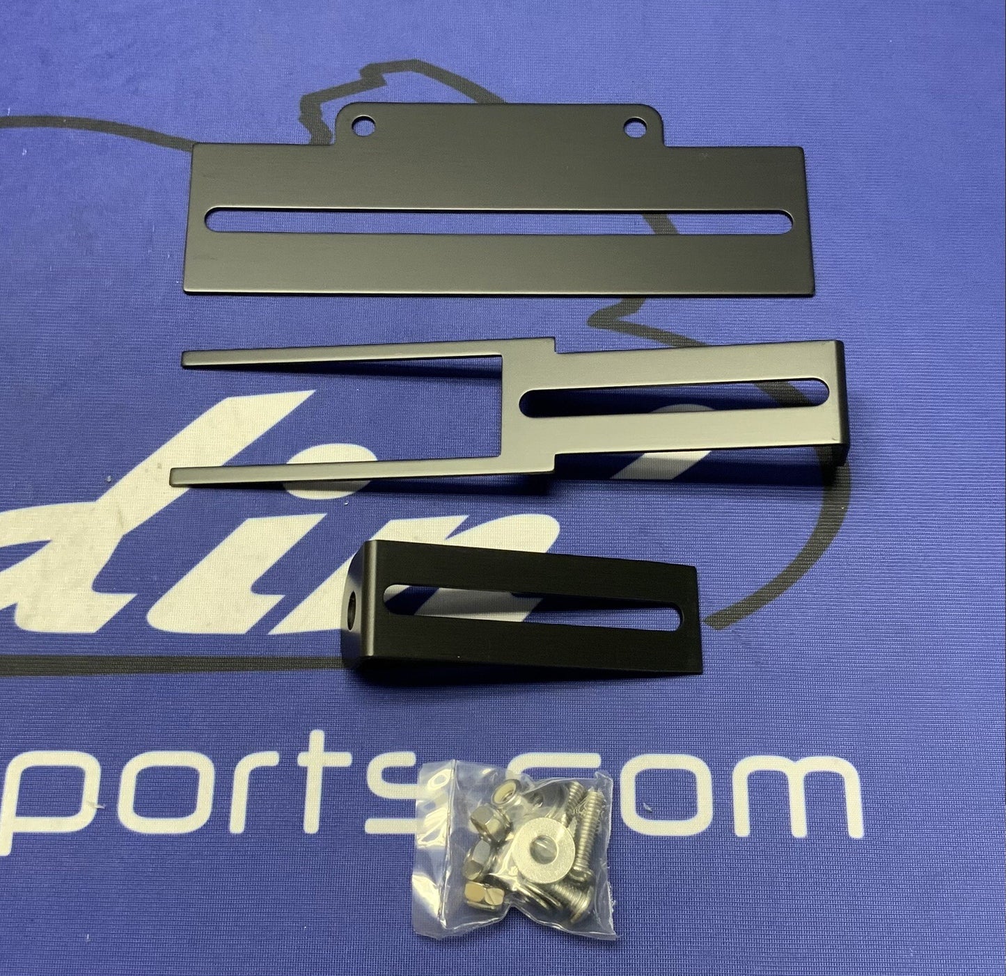 EMGO Universal License Plate Bracket, Black 86-42654