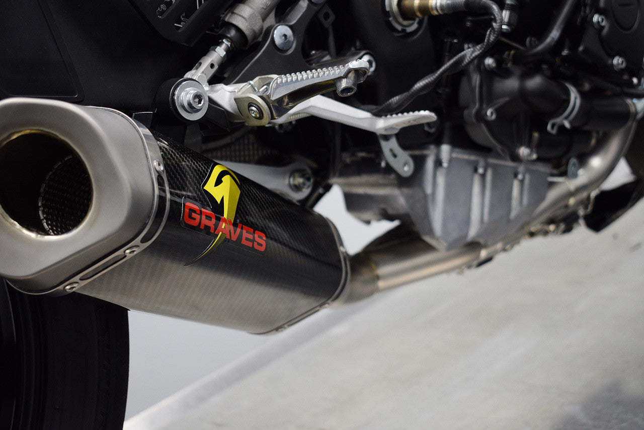 Graves Motorsports Yamaha R6 Full Titanium/Carbon WORKS 7 Exhaust