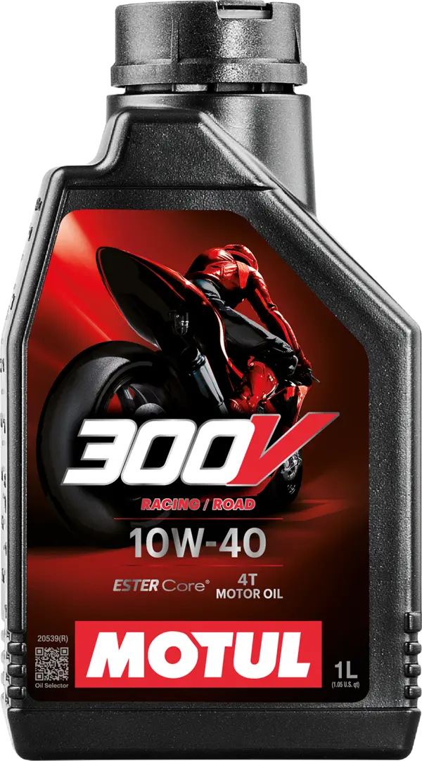MOTUL 300V 10W40 Synthetic Road Racing Oil