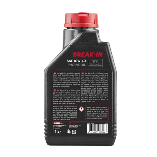 MOTUL BREAK-IN ENGINE OIL 10W-40