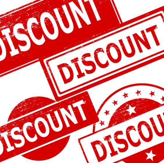 Discounted