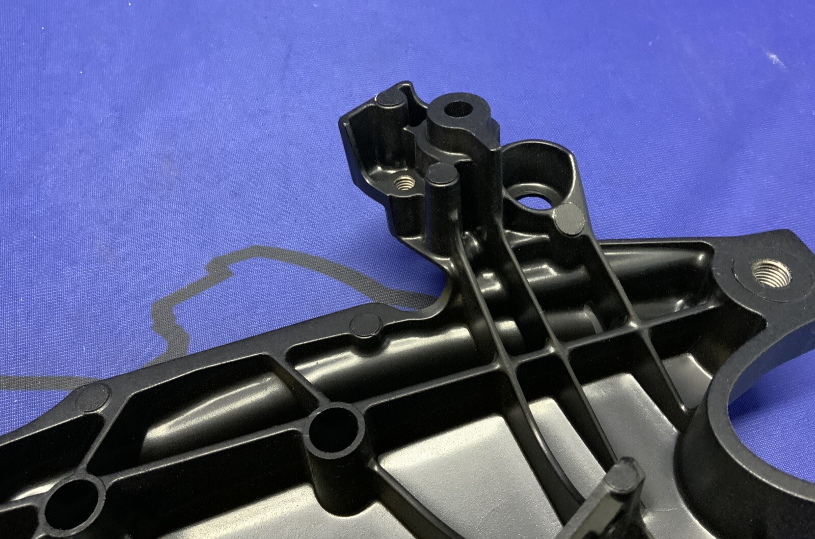 Suzuki Left Subframe Rail (Black) GSXR 600/750 2011-2025 OEM 41221-14J00-YUG
