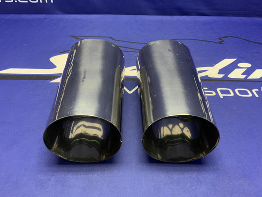 Harley Davidson Fork Slider Covers Chrome Touring 1980-2013 OEM 45963-97