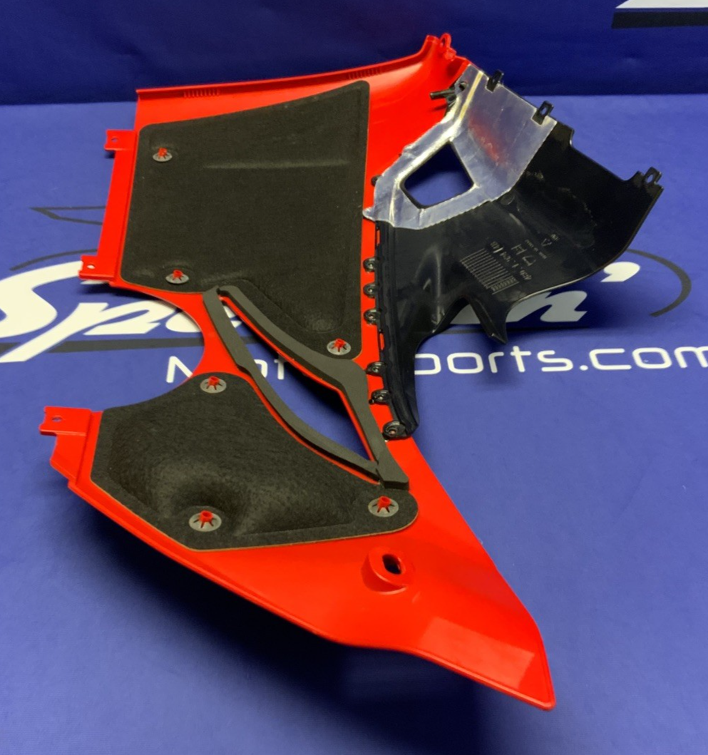 Ducati Left Lower Fairing (Anniversary Red) Panigale V4 2021 OEM 48019275BA-1