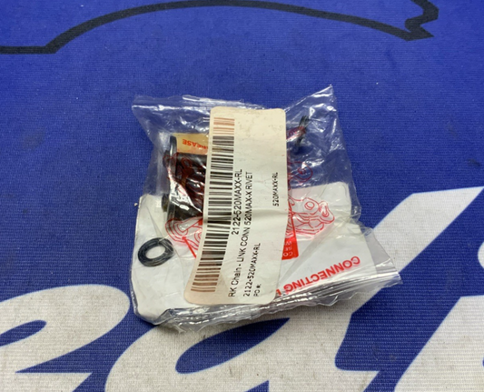 RK Takasago Chain 520 MAX-X Series Rivet Connecting Link Natural 520MAXX-RL-N