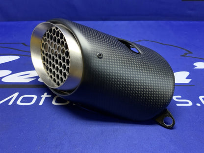 Ducati Exhaust Carbon End Tip Panigale V2/Bayliss 2020-2024 OEM 46017131BA-3