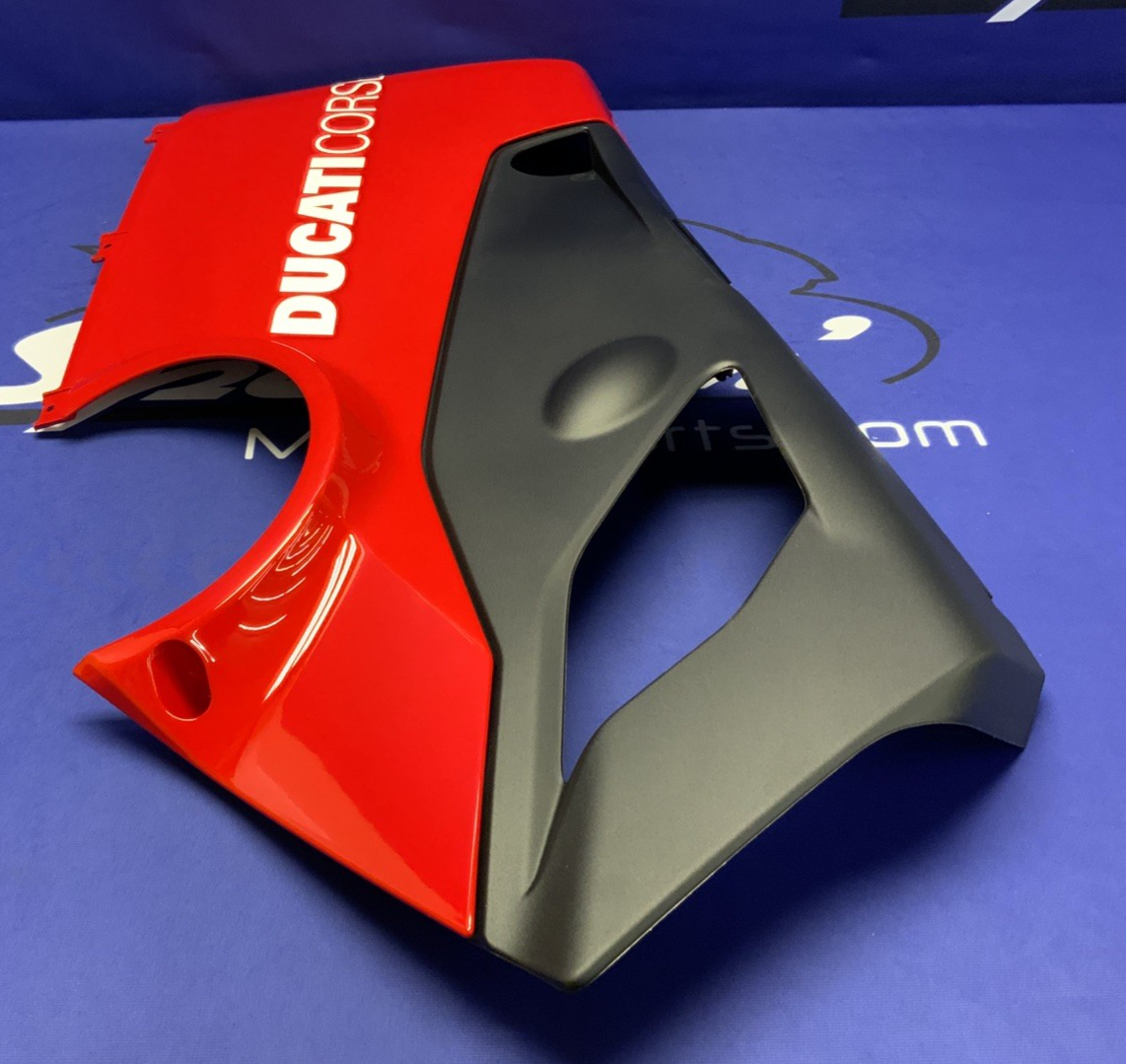 Ducati Lower Fairing Kit (Akrapovic Exhaust) Panigale V4 18-21 OEM 97180653AB-1
