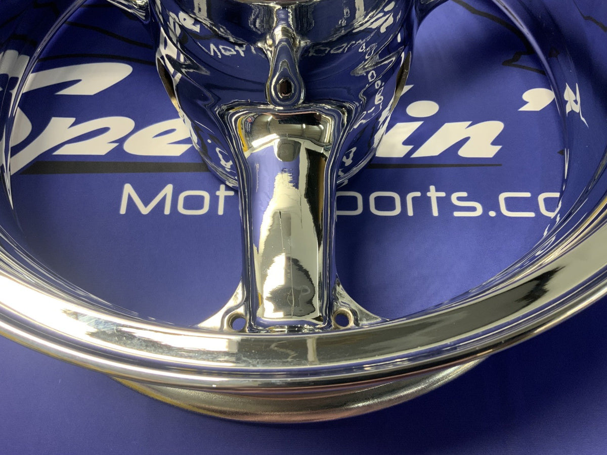 Kawasaki Front & Rear Wheel (Chrome) ZX-6R/636 2003-2004 OEM 41073-0112-R2