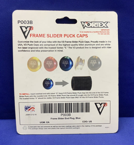 Vortex V3 Frame Slider Puck (Blue) P003B