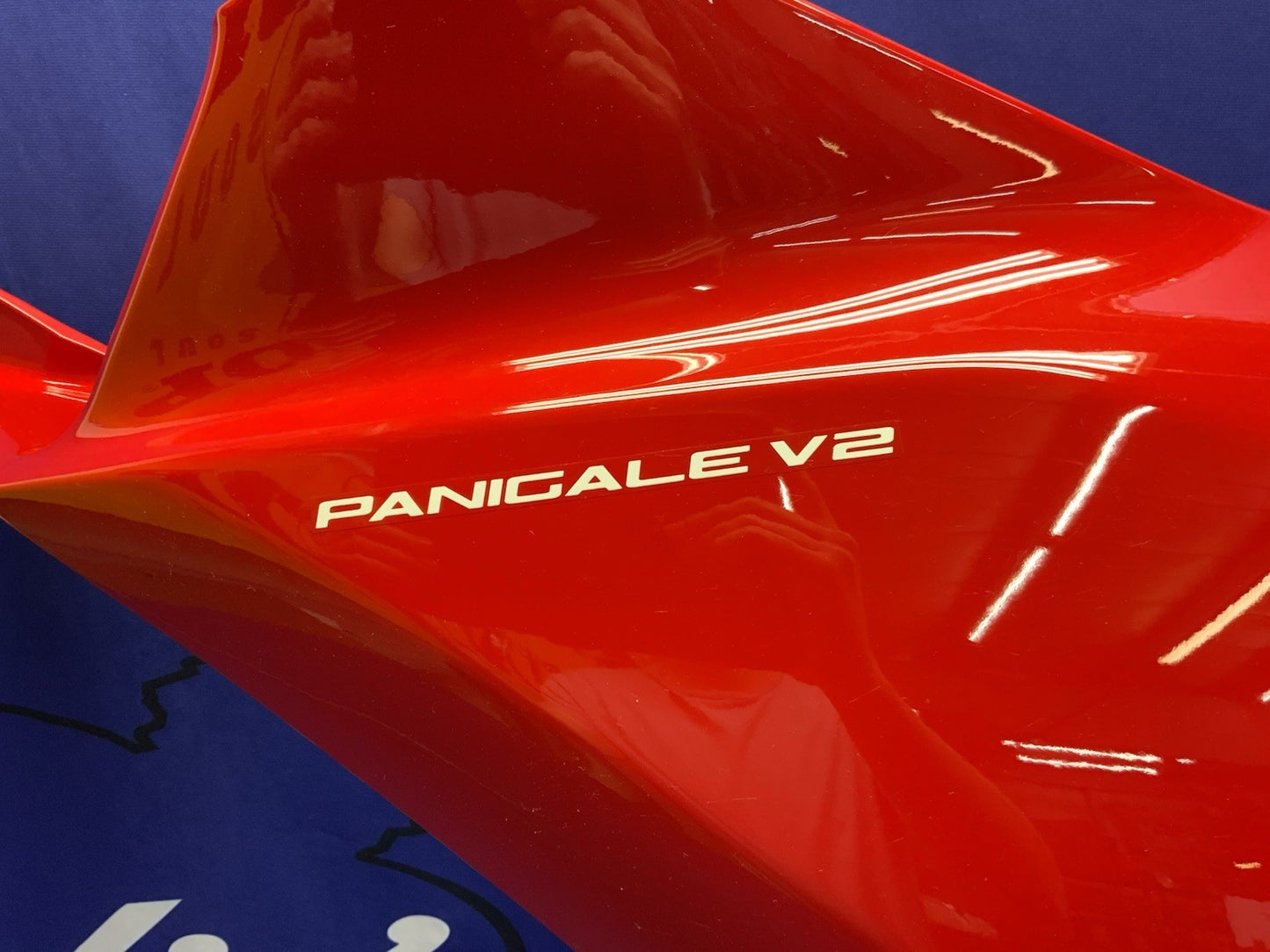 Ducati Left Upper Fairing (Ducati Red) Panigale V2 2020-2025 OEM 4801A871AB-1