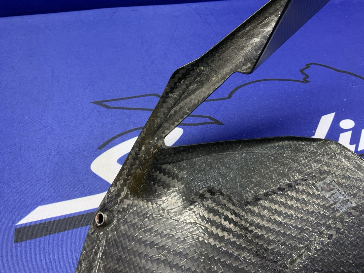 Ducati Rear Mudguard Carbon Fiber Panigale V4 2021-2025 OEM 96912551AA