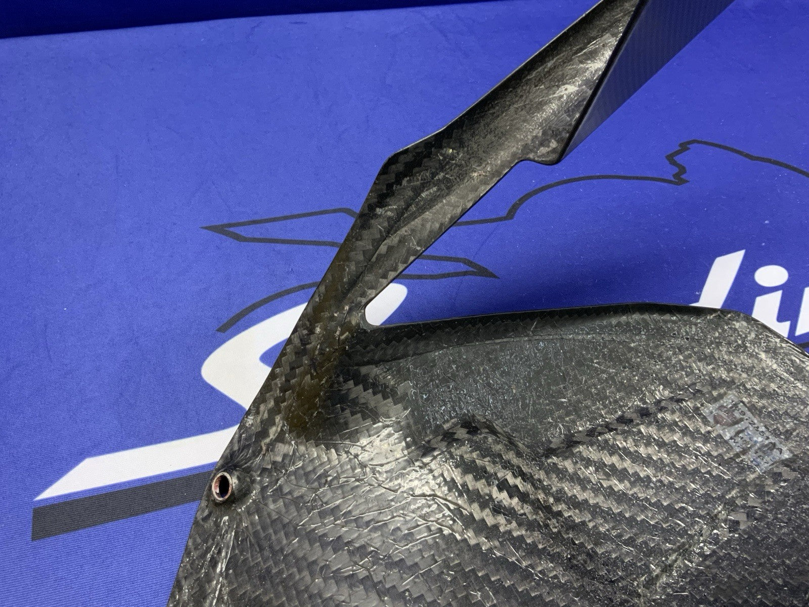 Ducati Rear Mudguard Carbon Fiber Panigale V4 2021-2025 OEM 96912551AA