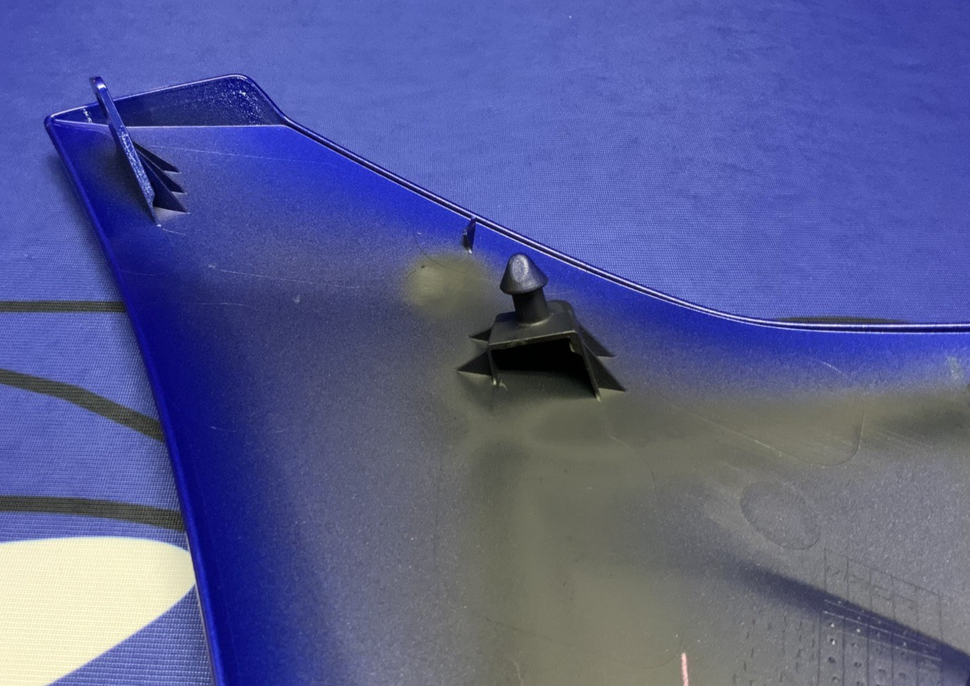 Yamaha Left Lower Fairing (Blue) YZF-R7 2022-2025 OEM BEB-2172G-00-P4