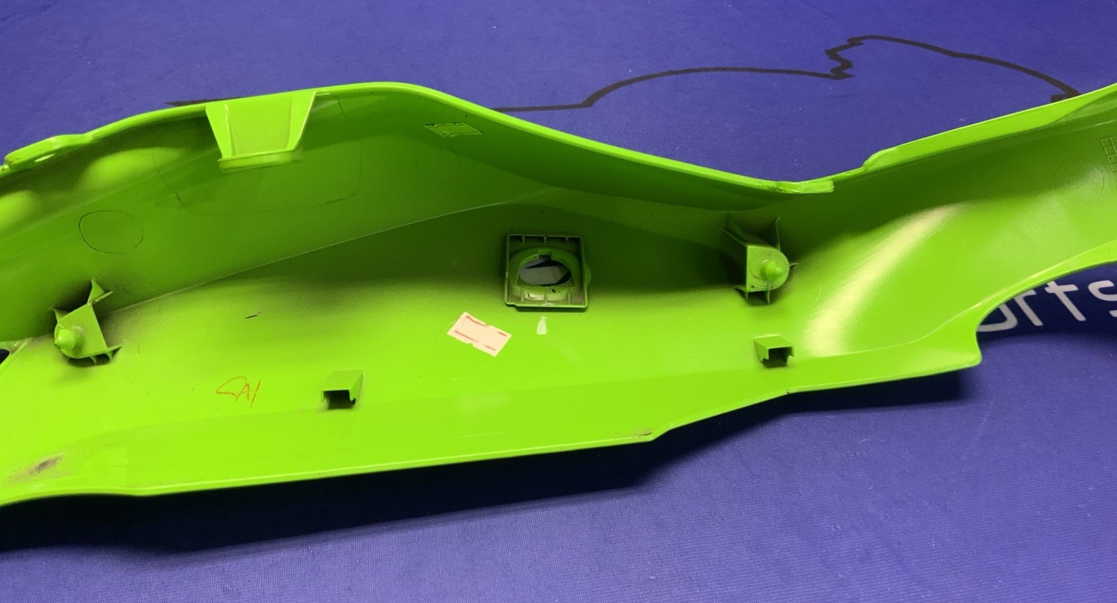 Kawasaki Left Tail Cover (Lime Green) Ninja ZX-4RR 2023-2026 OEM 36041-0054-777