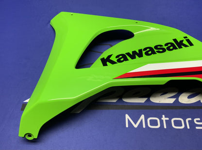 Kawasaki Left Lower Fairing (Green) ZX-6R 2019-2026 OEM 55028-0850-777