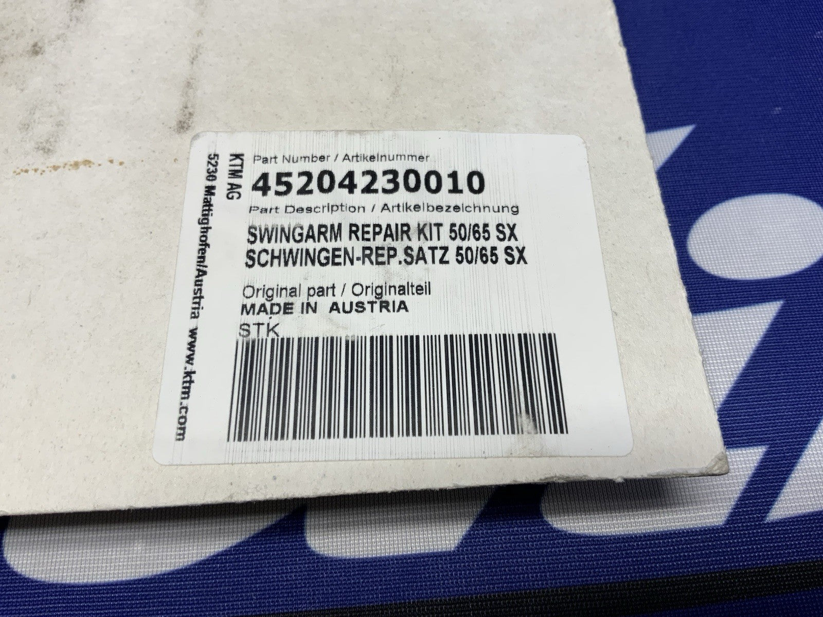 KTM Swingarm Repair Kit 65SX 2009-2024 OEM 45204230010