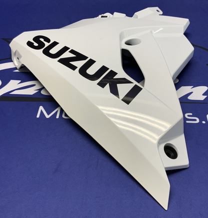 Suzuki Left Lower Fairing (Pearl Tech White) GSX-8R 2026 OEM 94480-25L20-QU2
