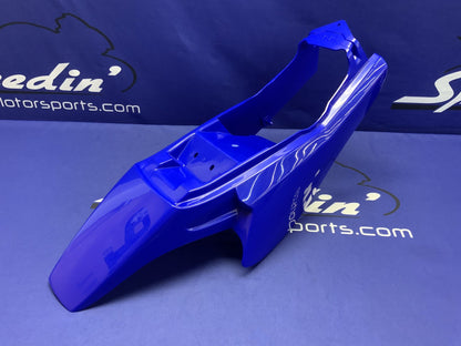 Yamaha Rear Cover Blue TT-R90 2000-2003 OEM 5HN-21711-00-00