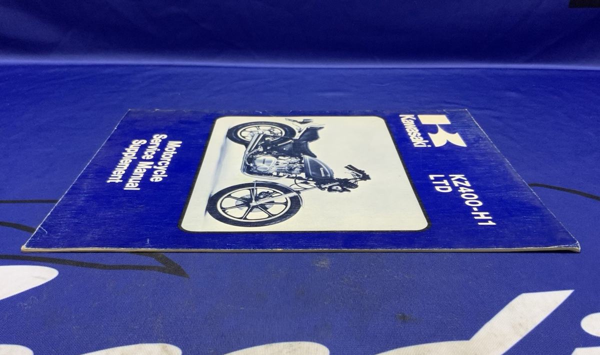 Kawasaki KZ400-H1 Service Manual 1979 OEM 99963-0027-01