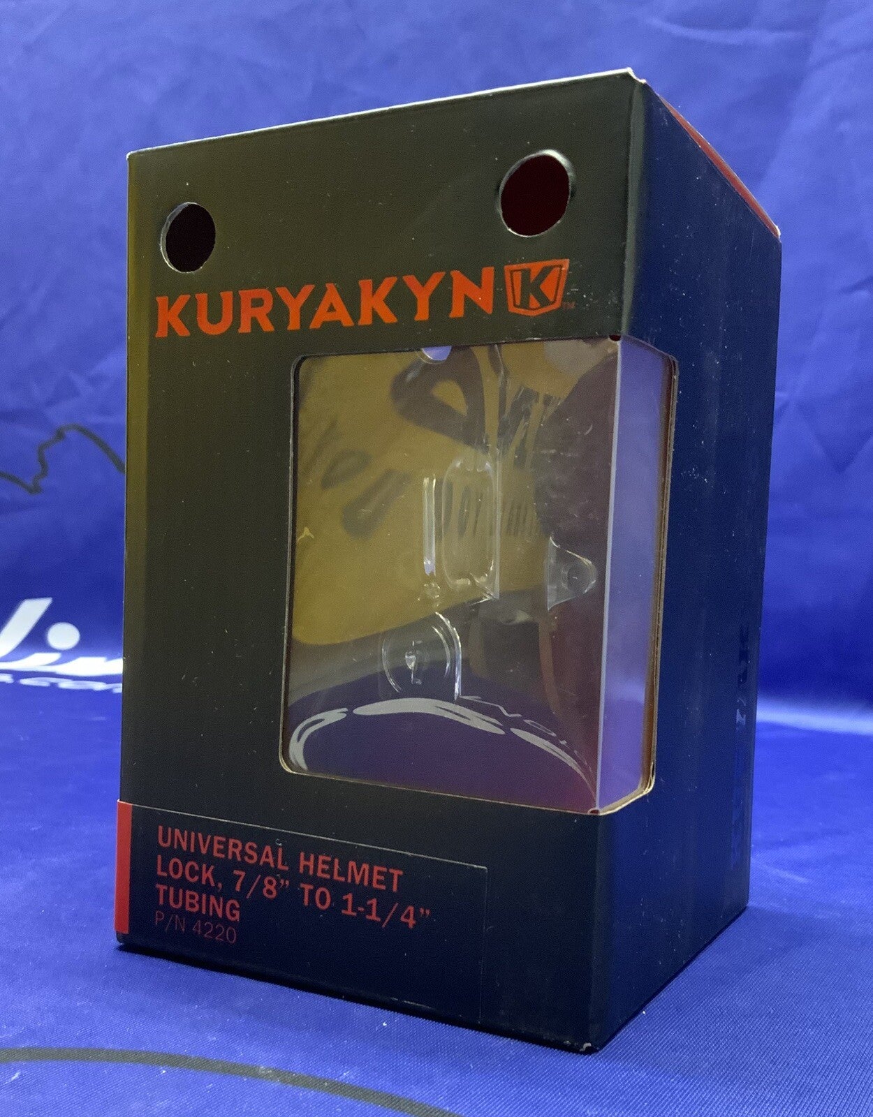 Kuryakyn Chrome Universal Helmet Lock for 7/8" - 1 1/4" Tubes - 4220