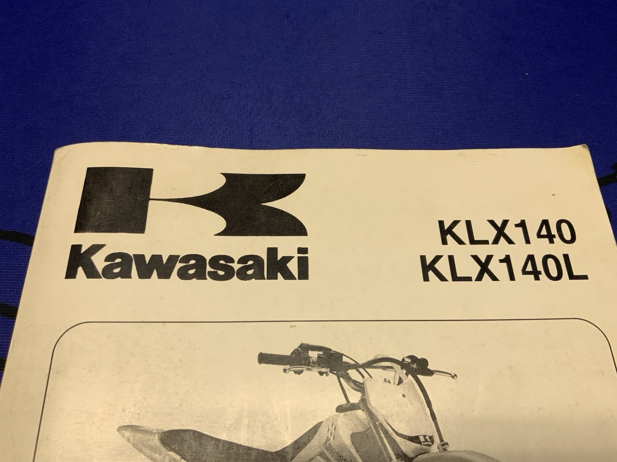 Kawasaki KLX140/L Service Manual 2008-2009 OEM 99924-1390-02