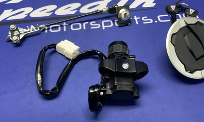 Kawasaki Lock Set W/ Two Keys ZX-6R/RR 2024-2026 OEM 27048-5306