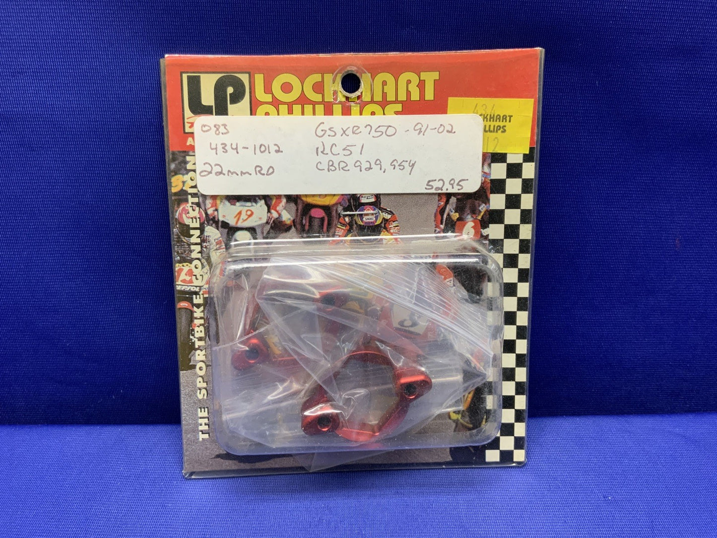 Lockhart Phillips Fork Pre-Load Adjuster Adapter 22mm Red 434-1012