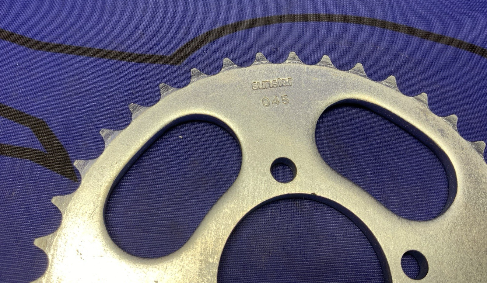 Sunstar Rear Wheel Drive Sprocket Kawasaki KD80 1975-1987 42041-045