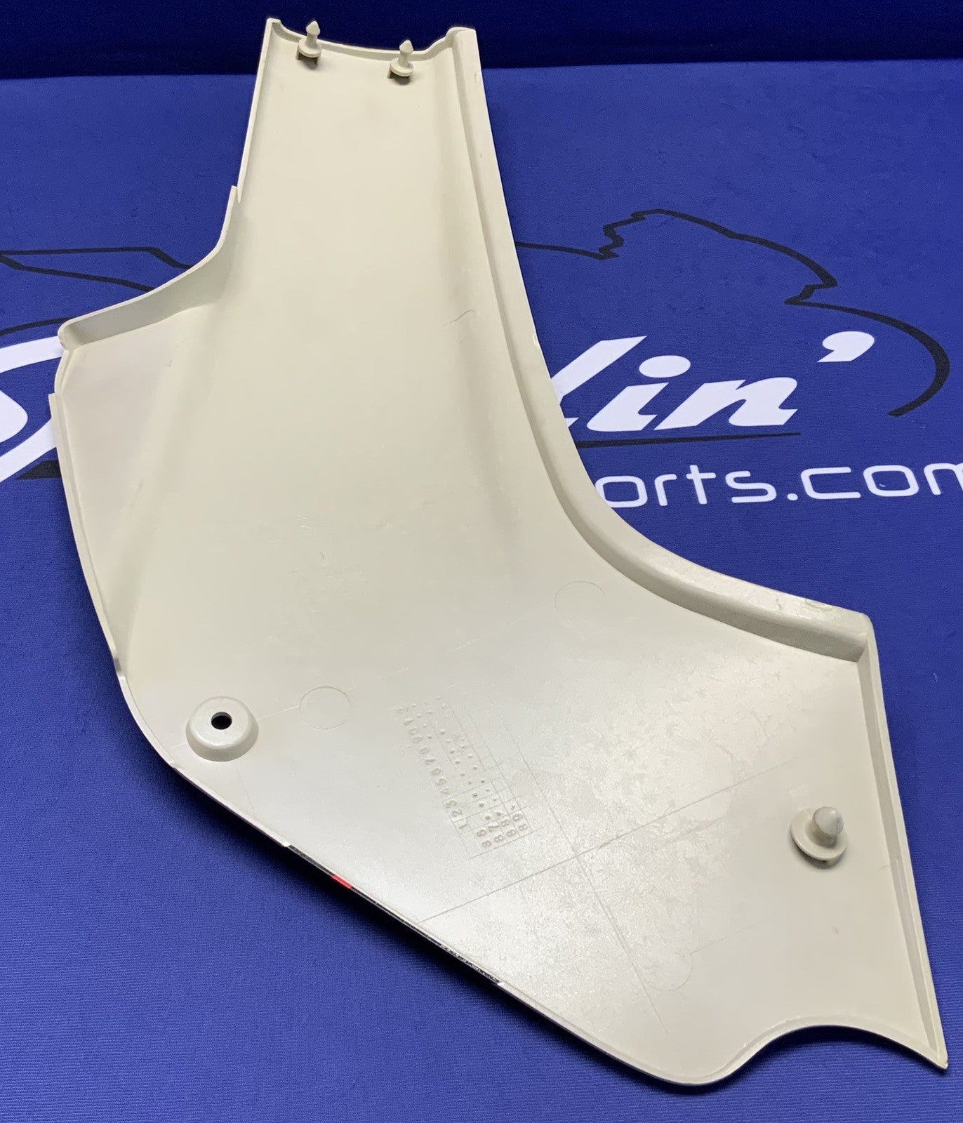 Kawasaki Left Side Cover (White) EX500 1988 OEM 36002-5445-R1