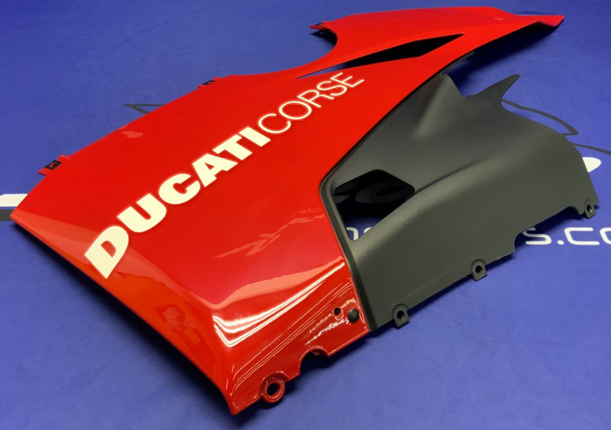 Ducati Left Lower Fairing (Anniversary Red) Panigale V4 19-20 OEM 48019275BT-1