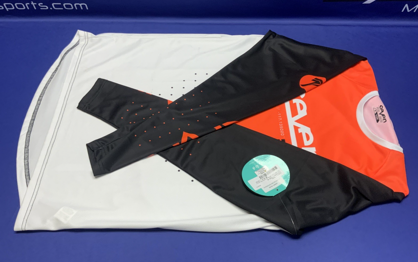 Seven Vox Aperture Jersey White/ Orange (Medium) 2250081-180-M