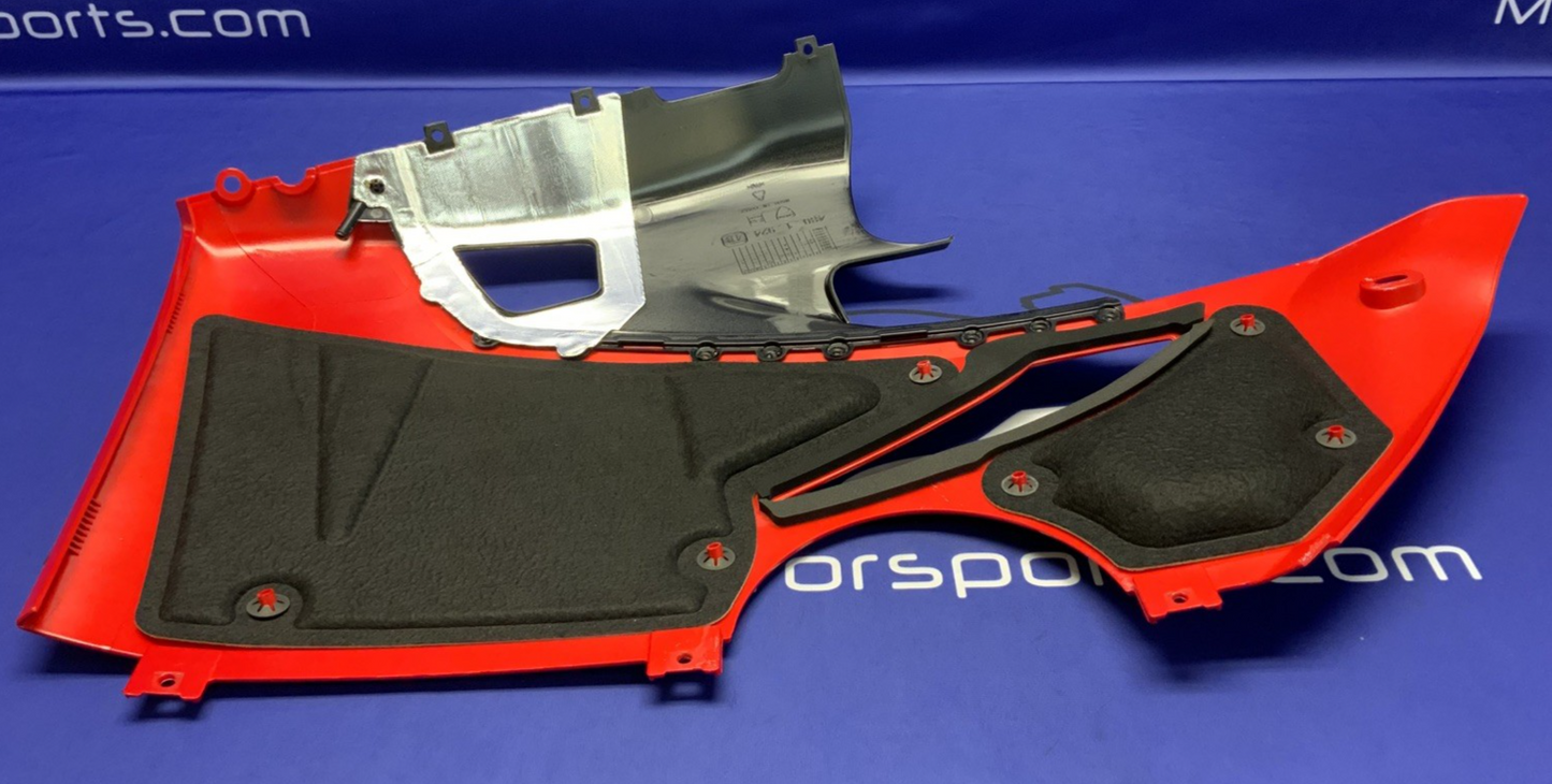 Ducati Left Lower Fairing (RED) Panigale V4 2020-2021 OEM 48019275BA
