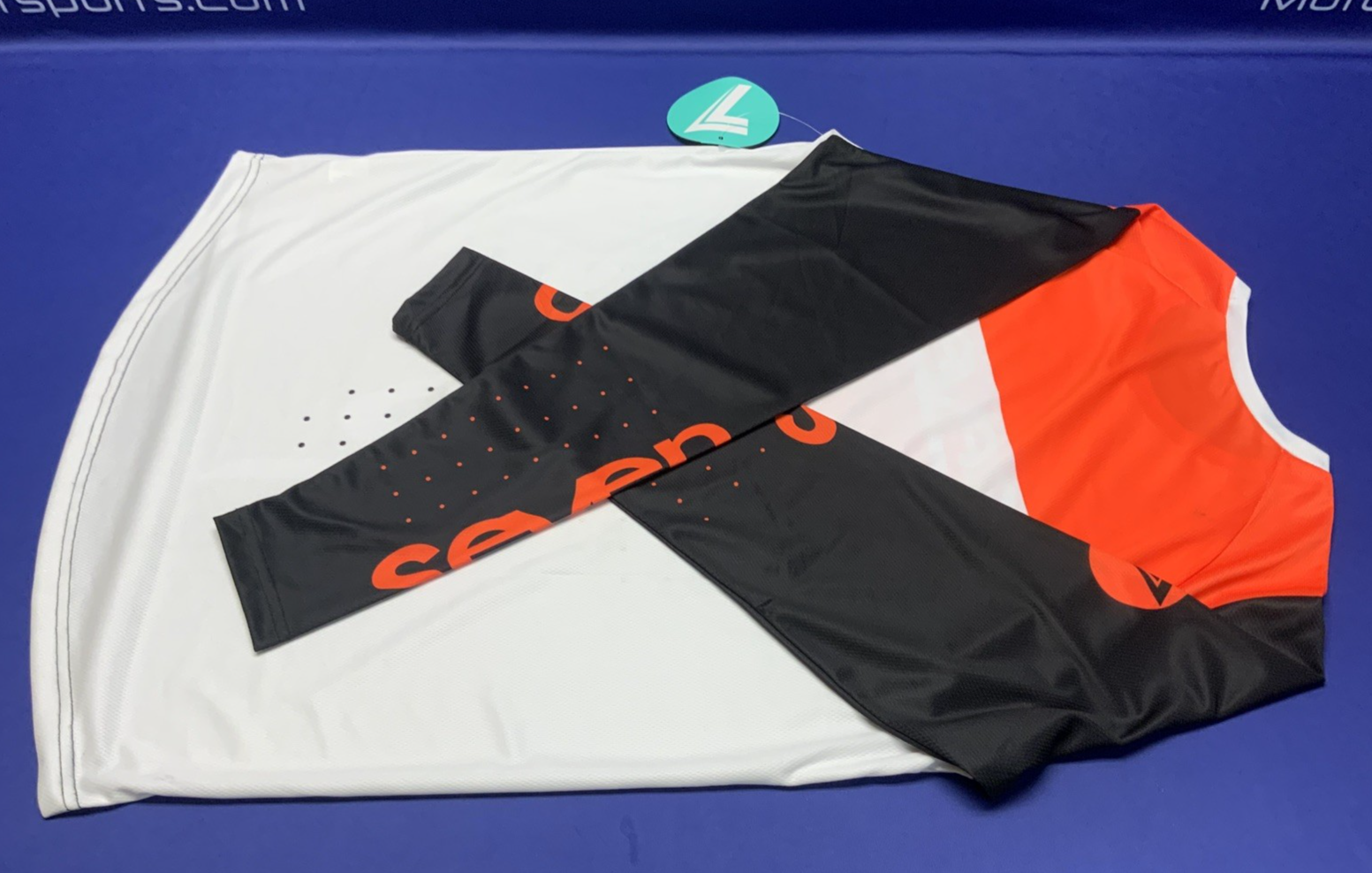 Seven Vox Aperture Jersey White/ Orange (Medium) 2250081-180-M