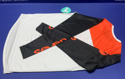 Seven Vox Aperture Jersey White/ Orange (Medium) 2250081-180-M