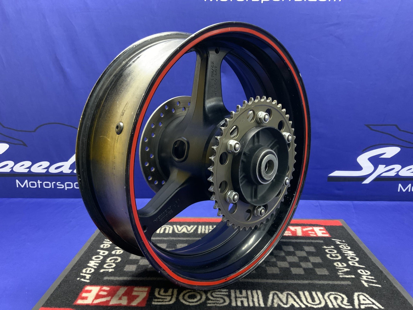 Honda Rear Wheel W/ Cush Drive/Rotor CBR600RR 2007-2013 OEM 42650-MFJ-305ZA