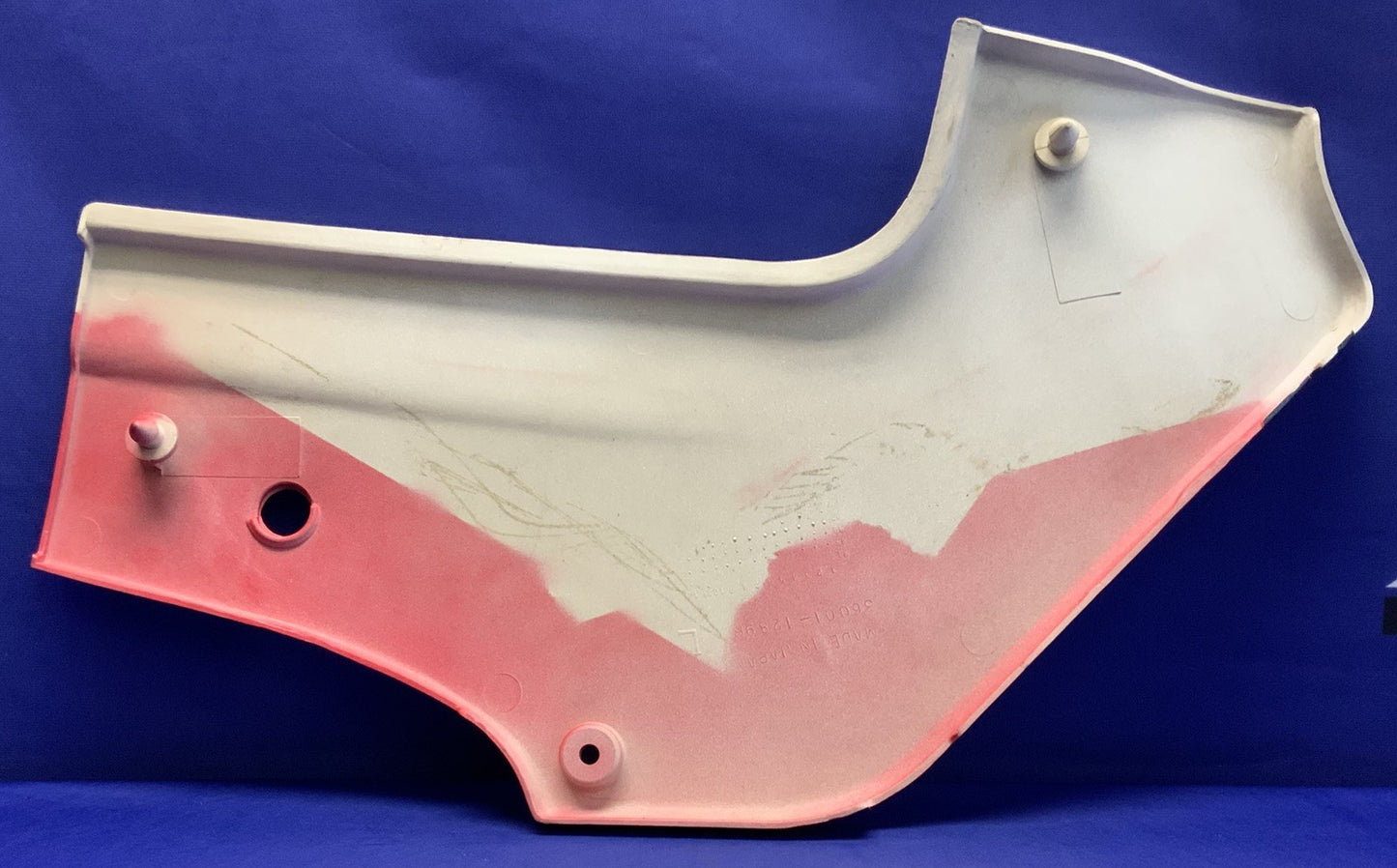 Kawasaki Left Side Cover (Red, White & Blue) Ninja 600 85-86 OEM 36002-5195-P9-1