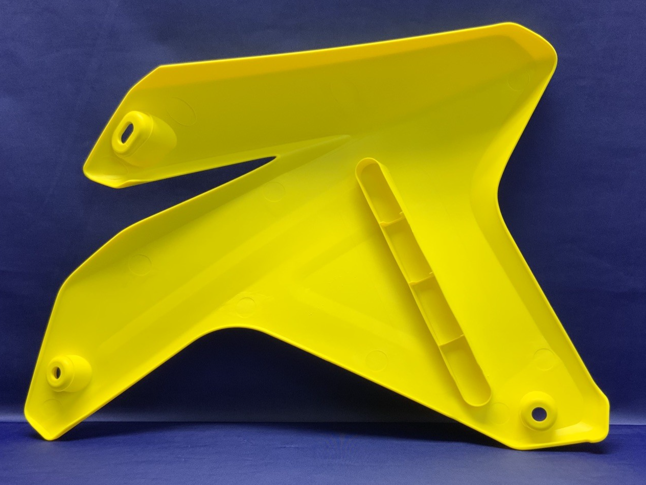 Suzuki Left Radiator Shroud (Yellow) RM-Z450 2005-2006 OEM 17762-35G00-YU1