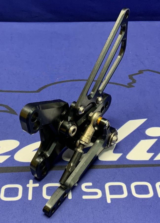 SatoRacing Rear Set Assembly (Reverse Shift) ZX-10R 2016-2020 K-ZX1016RSR-BK