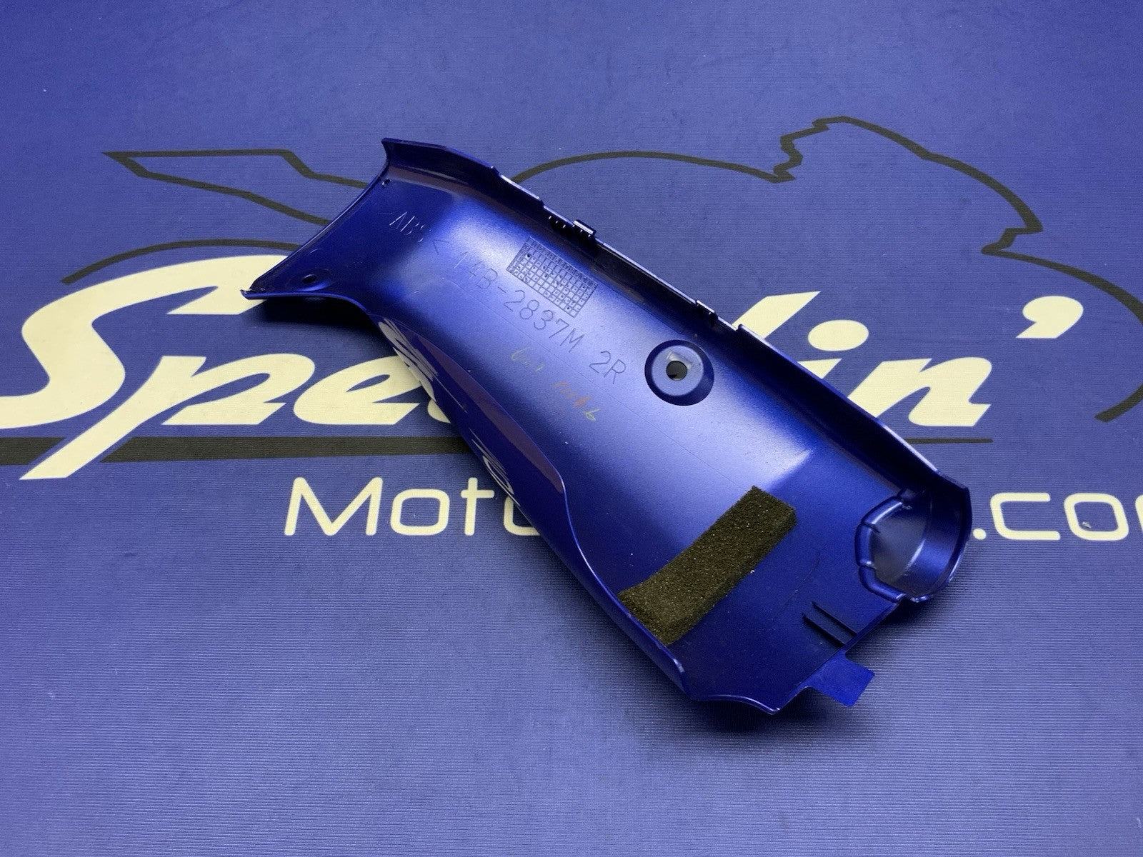Yamaha Console Panel 2 (Blue Metallic) YZF-R1 2009, 2013 OEM 14B-2837M-00-P4