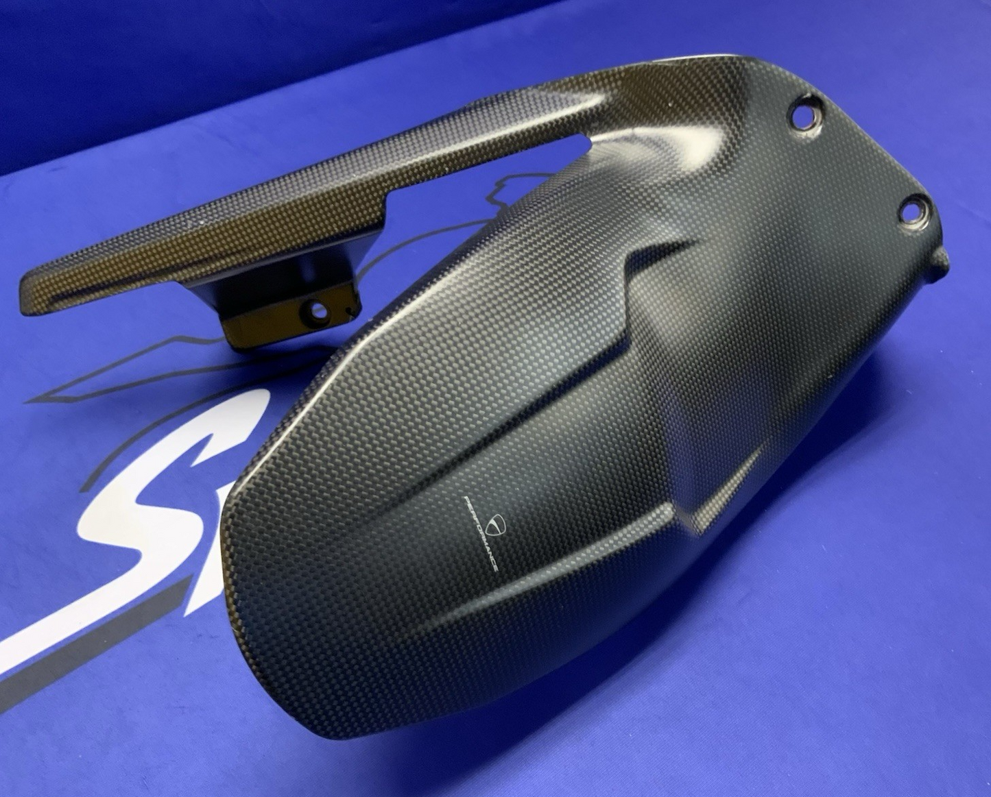 Ducati Rear Mudguard Carbon Fiber Panigale V4 2021-2025 OEM 96912551AA