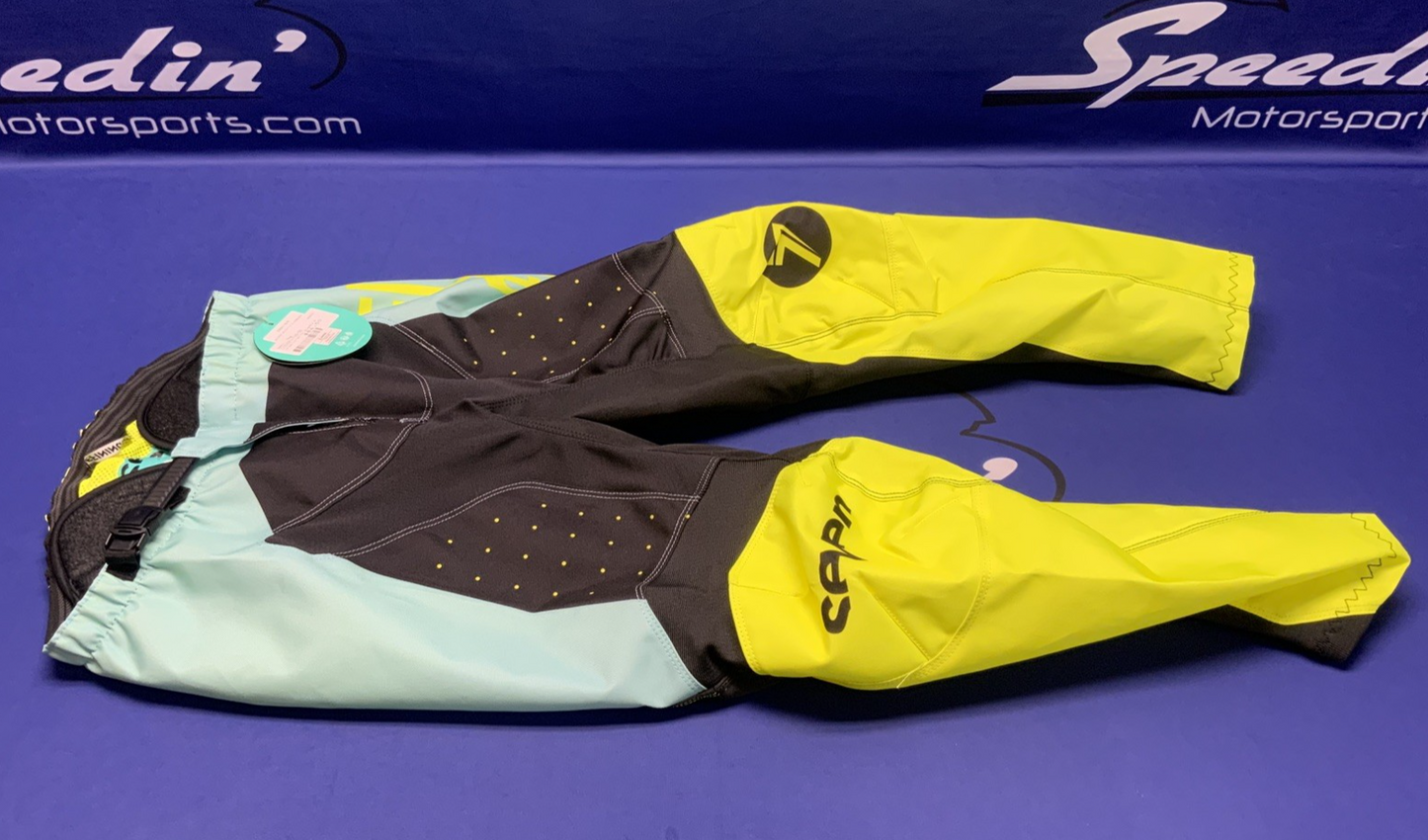 Seven Vox Aperture Pants Flo Yellow/ Blue (Size 30) 2330081-740-30