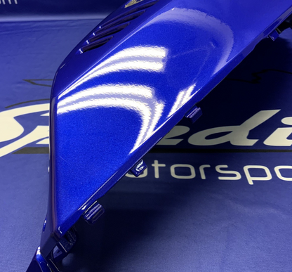 Yamaha Right Tank Fairing (Blue) YZF-R7 2022-2025 OEM BEB-24139-00-P0