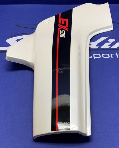 Kawasaki Left Side Cover (White) EX500 1988 OEM 36002-5445-R1
